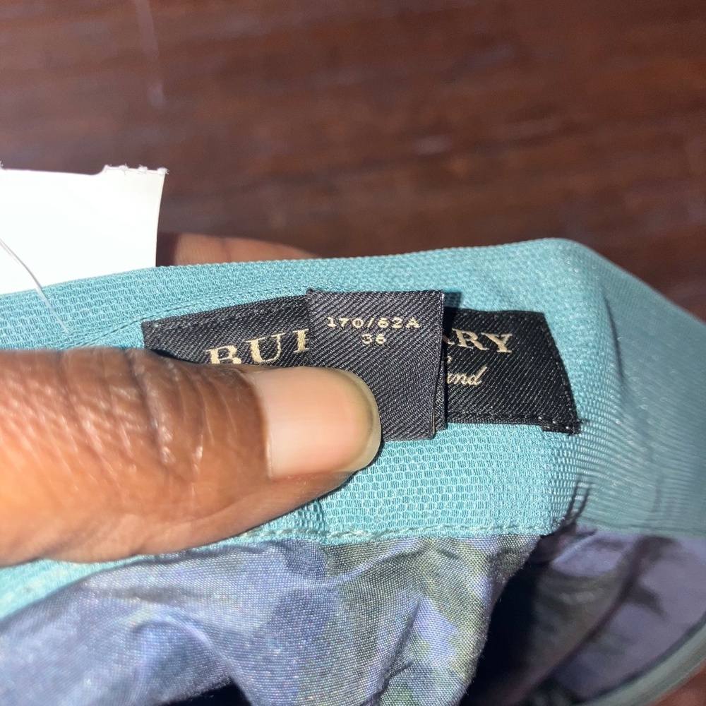 Burberry London, silk and sheer overlay skirt - Picture 10 of 15